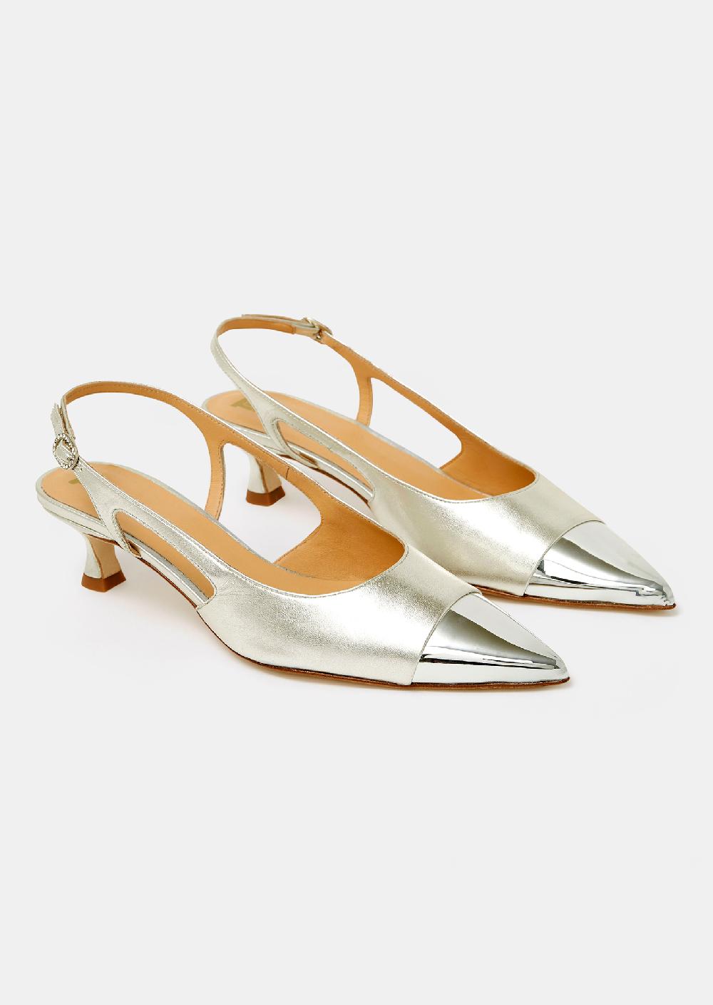 Tara Jarmon Escarpins Kaiaargentés En Cuir