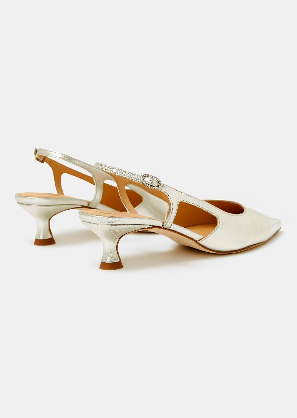 Tara Jarmon Escarpins Kaiaargentés En Cuir