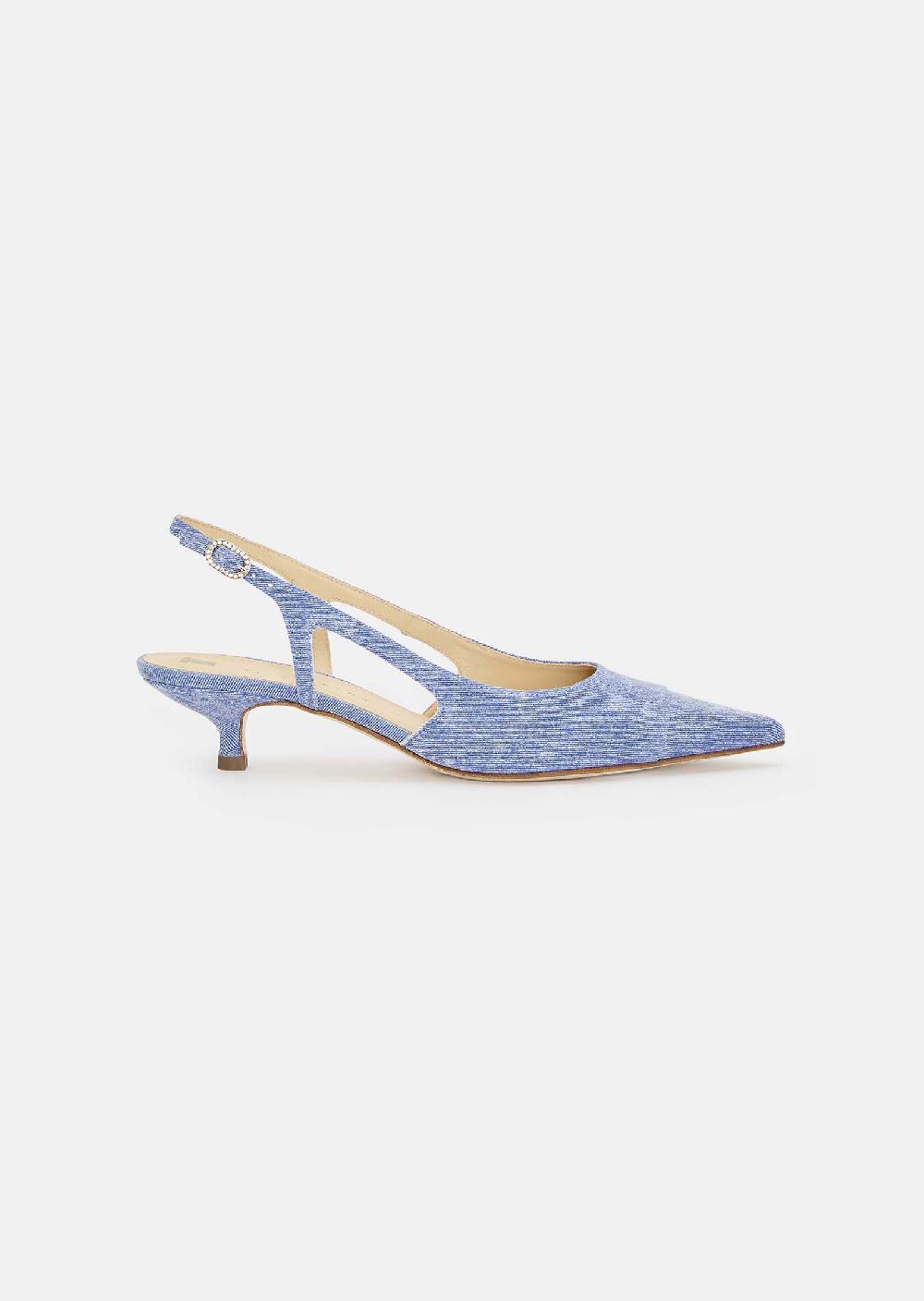 Tara Jarmon Escarpins Kaiableus En Denim