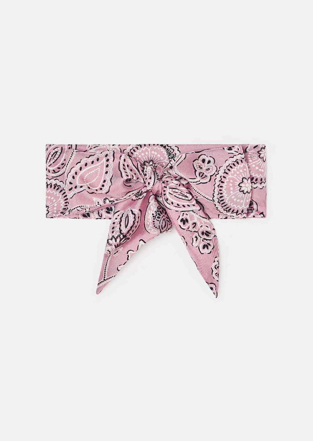 Tara Jarmon Foulard Eulalierose Imprimé Bandana