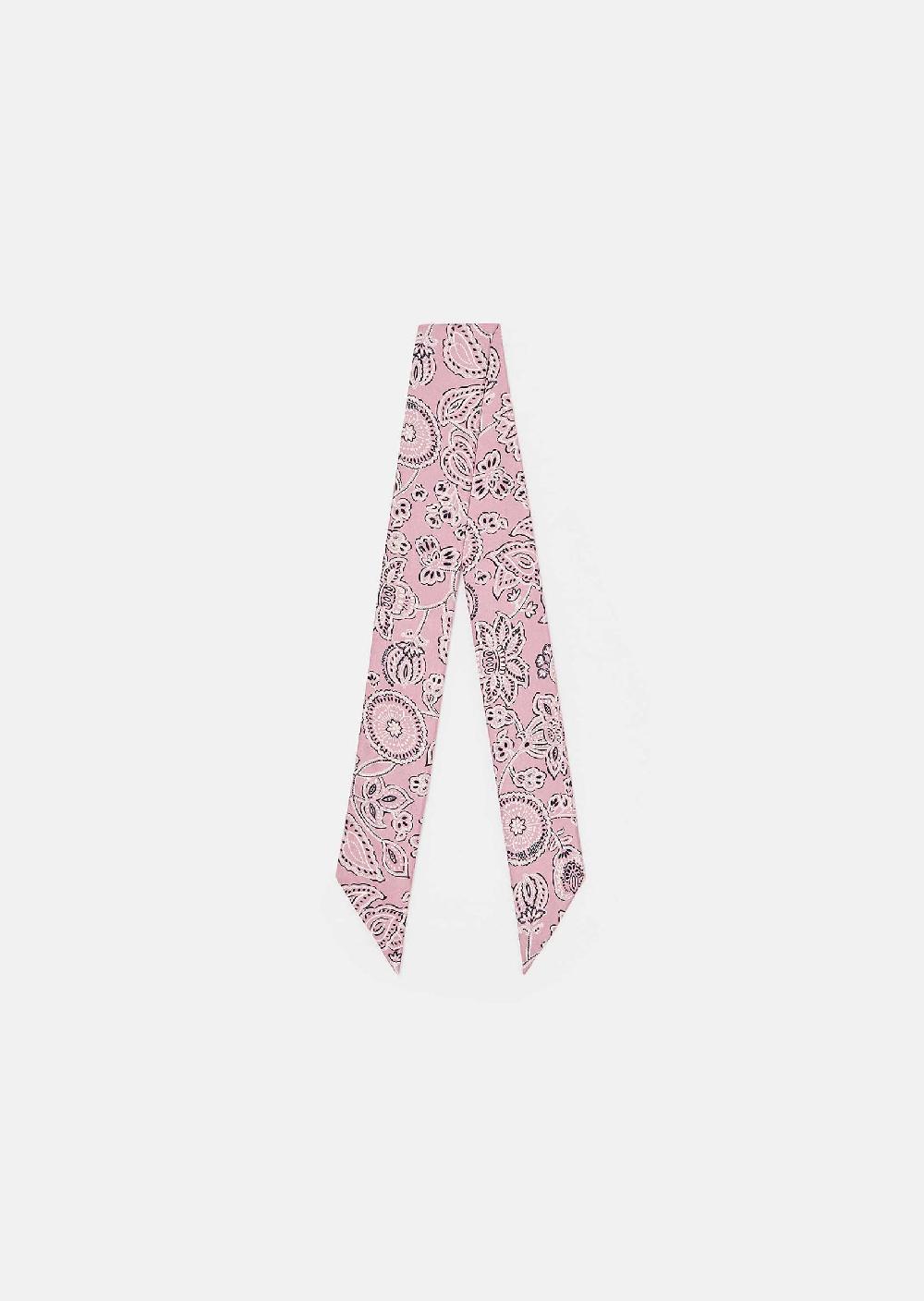 tara jarmon Foulard Eulalierose imprimé bandana