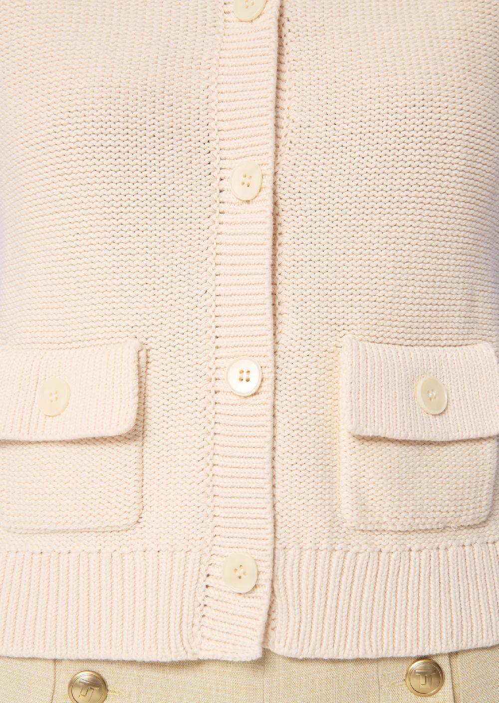 Tara Jarmon Gilet Gillécru En Coton