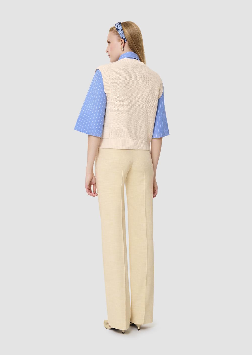 Tara Jarmon Gilet Gillécru En Coton