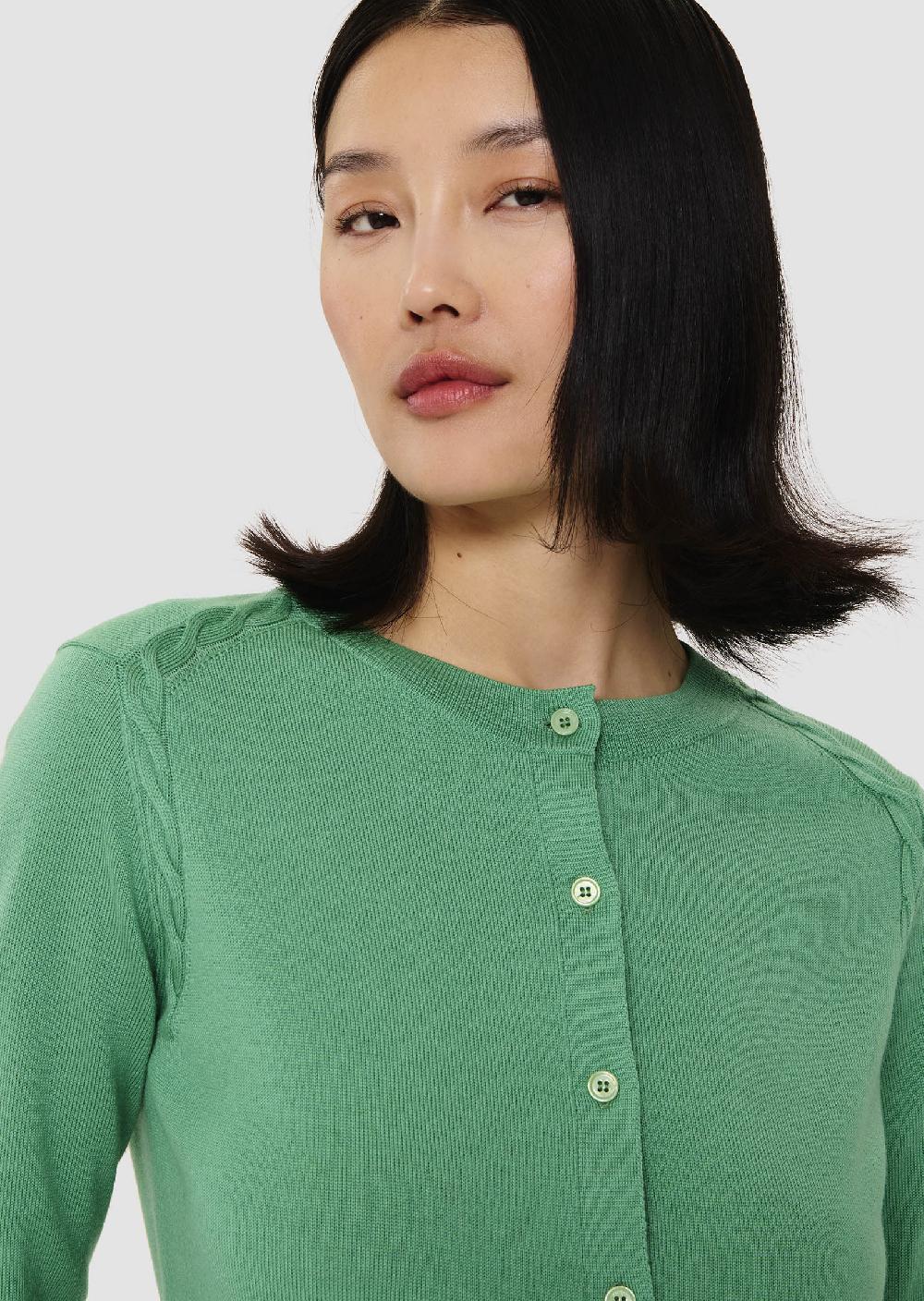 Tara Jarmon Gilet Ginnovert En Laine Merinos