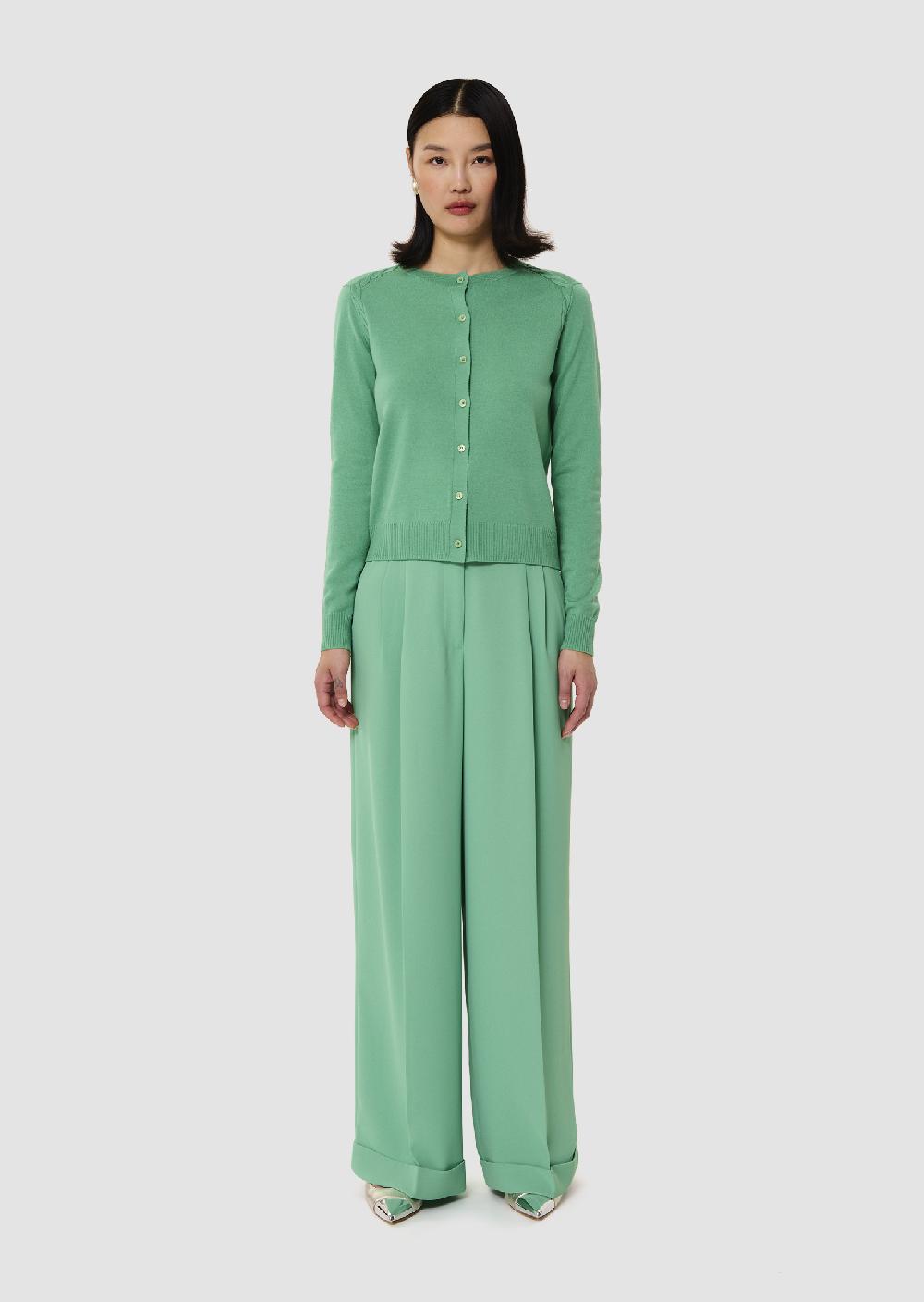 Tara Jarmon Gilet Ginnovert En Laine Merinos