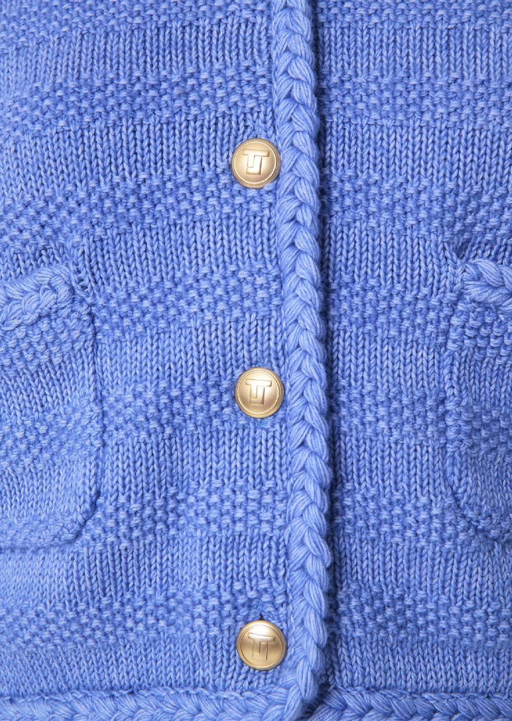 Tara Jarmon Gilet Giudableu En Coton