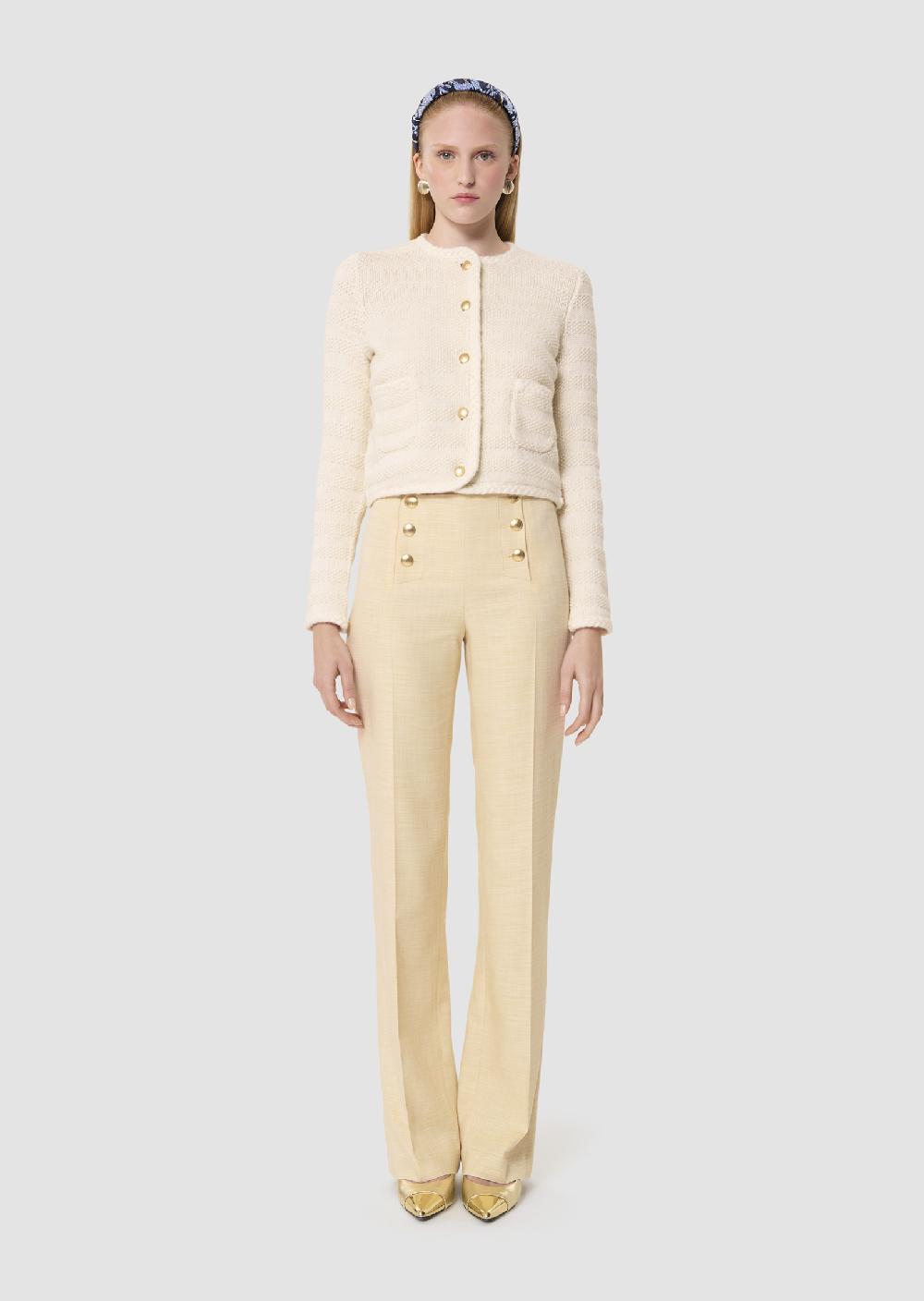 Tara Jarmon Gilet Giudaécru En Coton