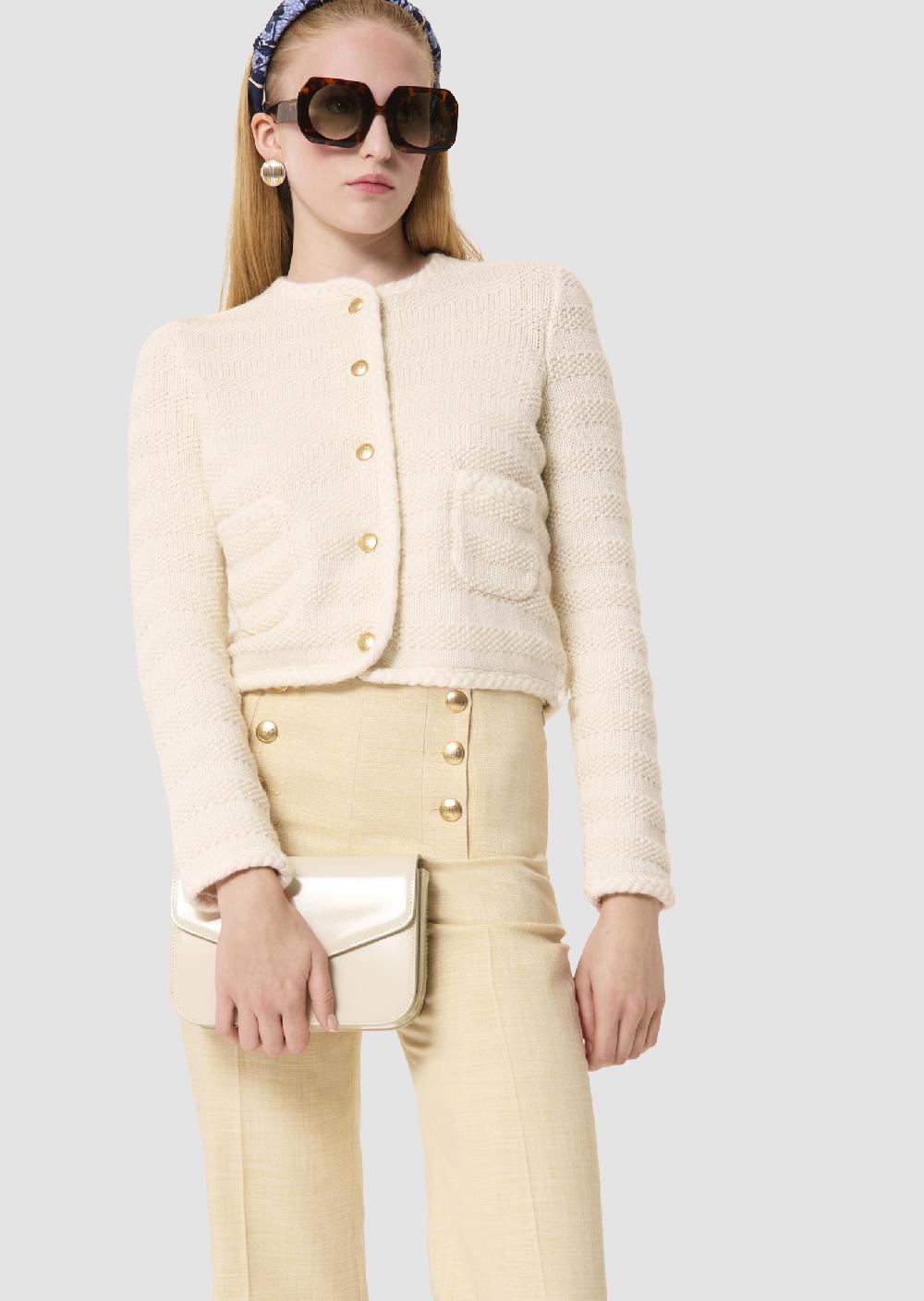 tara jarmon Gilet Giudaécru en coton