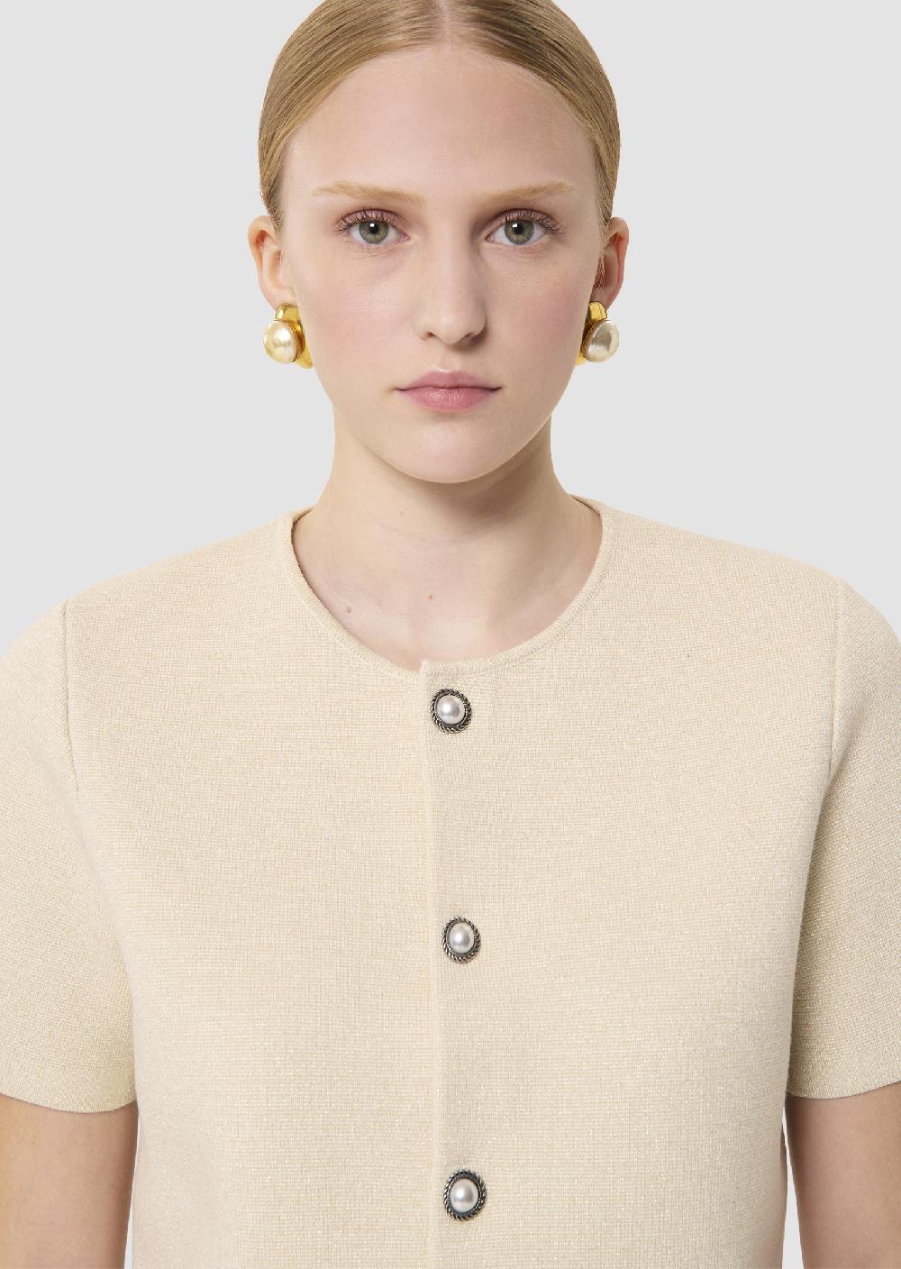 Tara Jarmon Gilet Glitteror En Maille