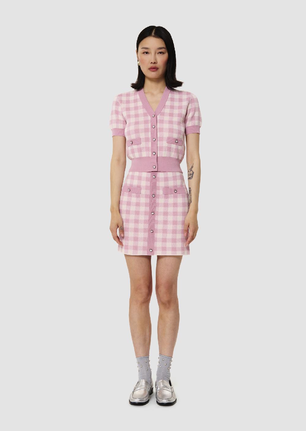 Tara Jarmon Jupe Janirose En Vichy