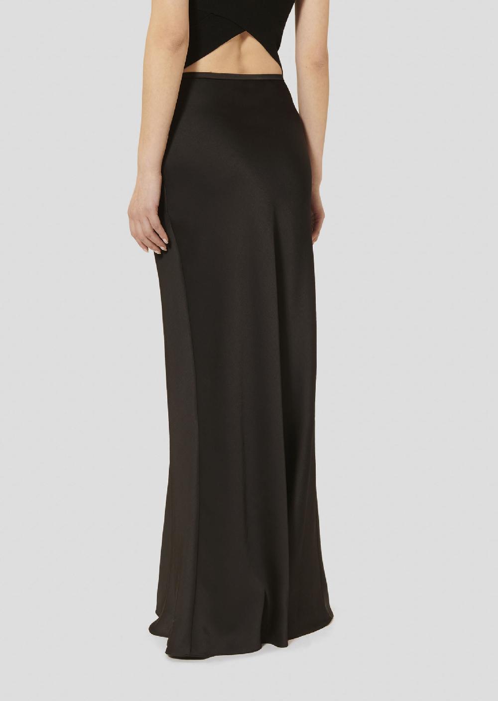 Tara Jarmon Jupe Jestanoire En Satin Fluide