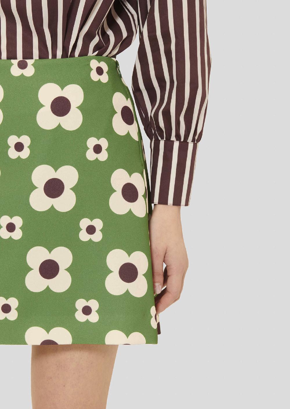Tara Jarmon Jupe Josiaverte Imprimée Fleurs