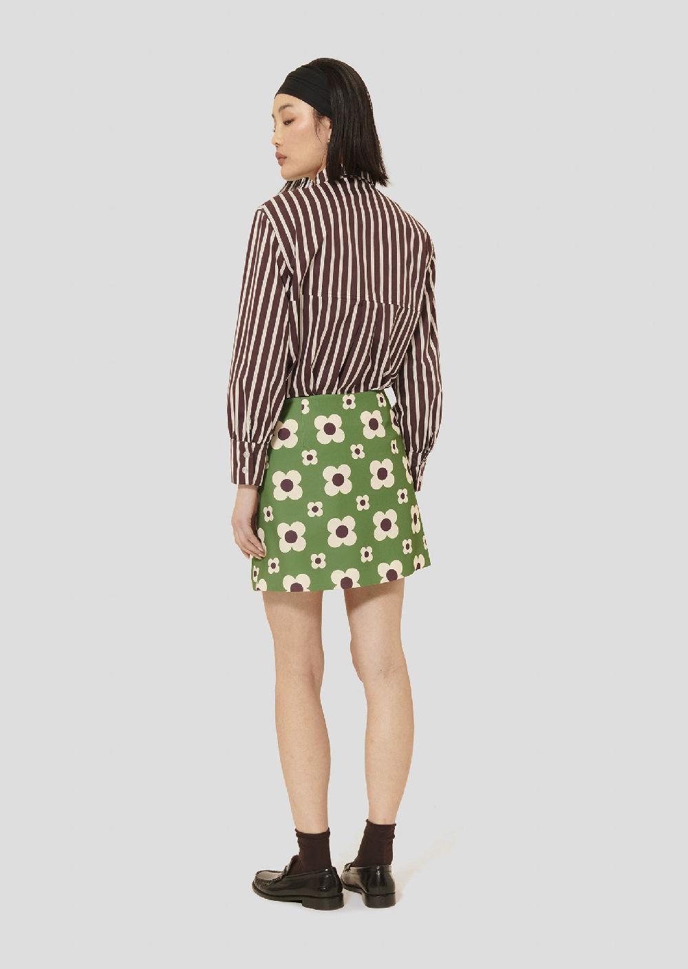 Tara Jarmon Jupe Josiaverte Imprimée Fleurs
