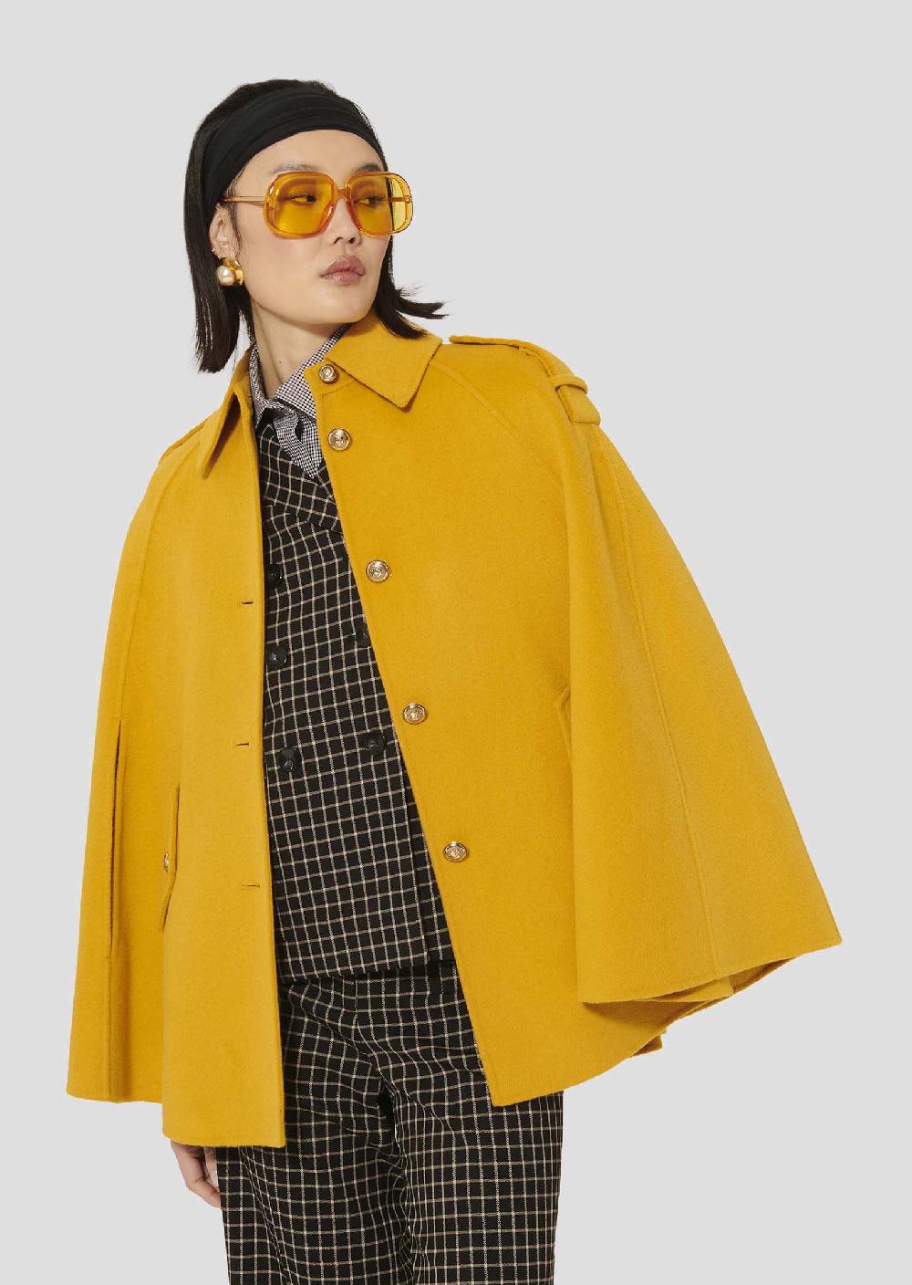 tara jarmon Manteau Majorellejaune double face