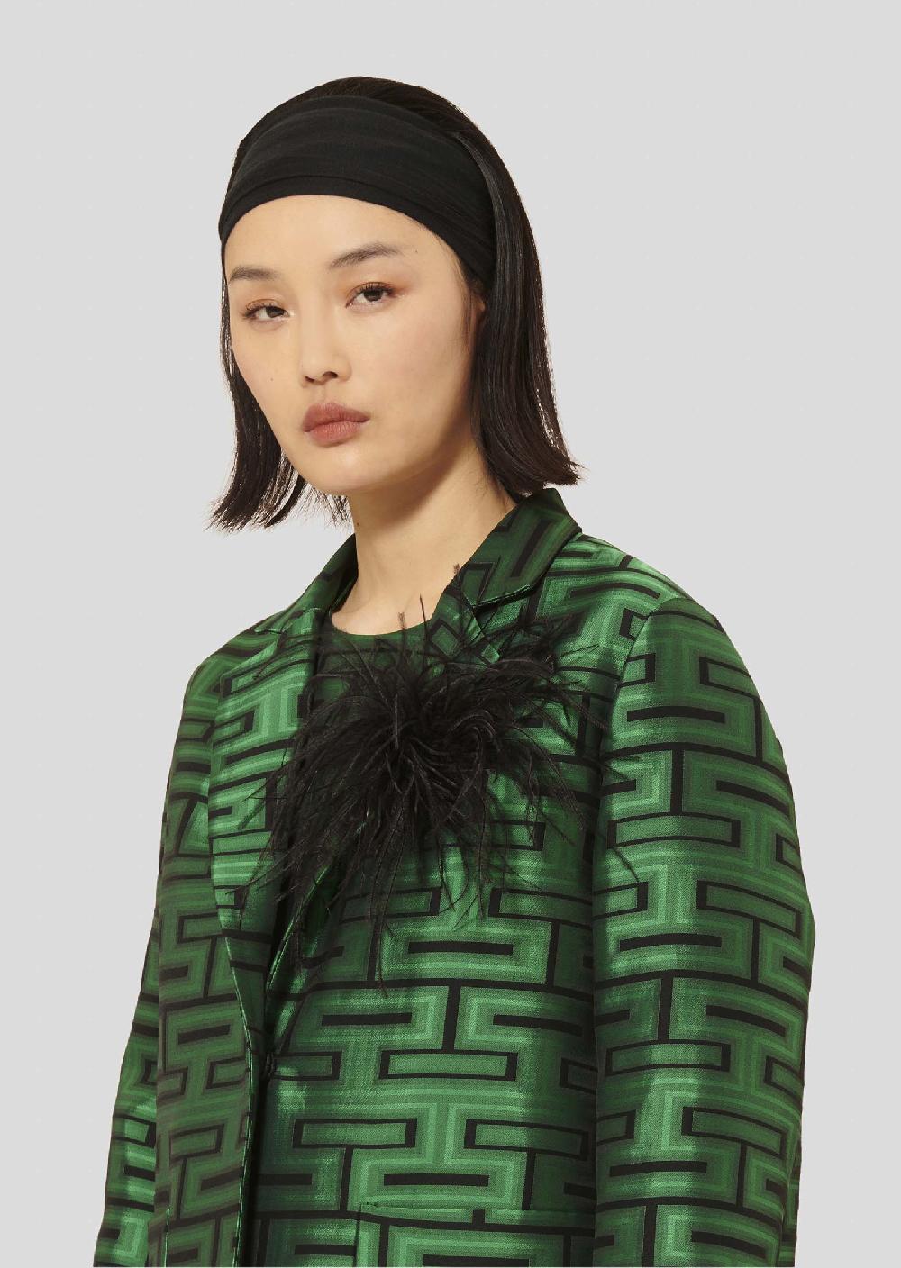 Tara Jarmon Manteau Martinvert Imprimé Graphique