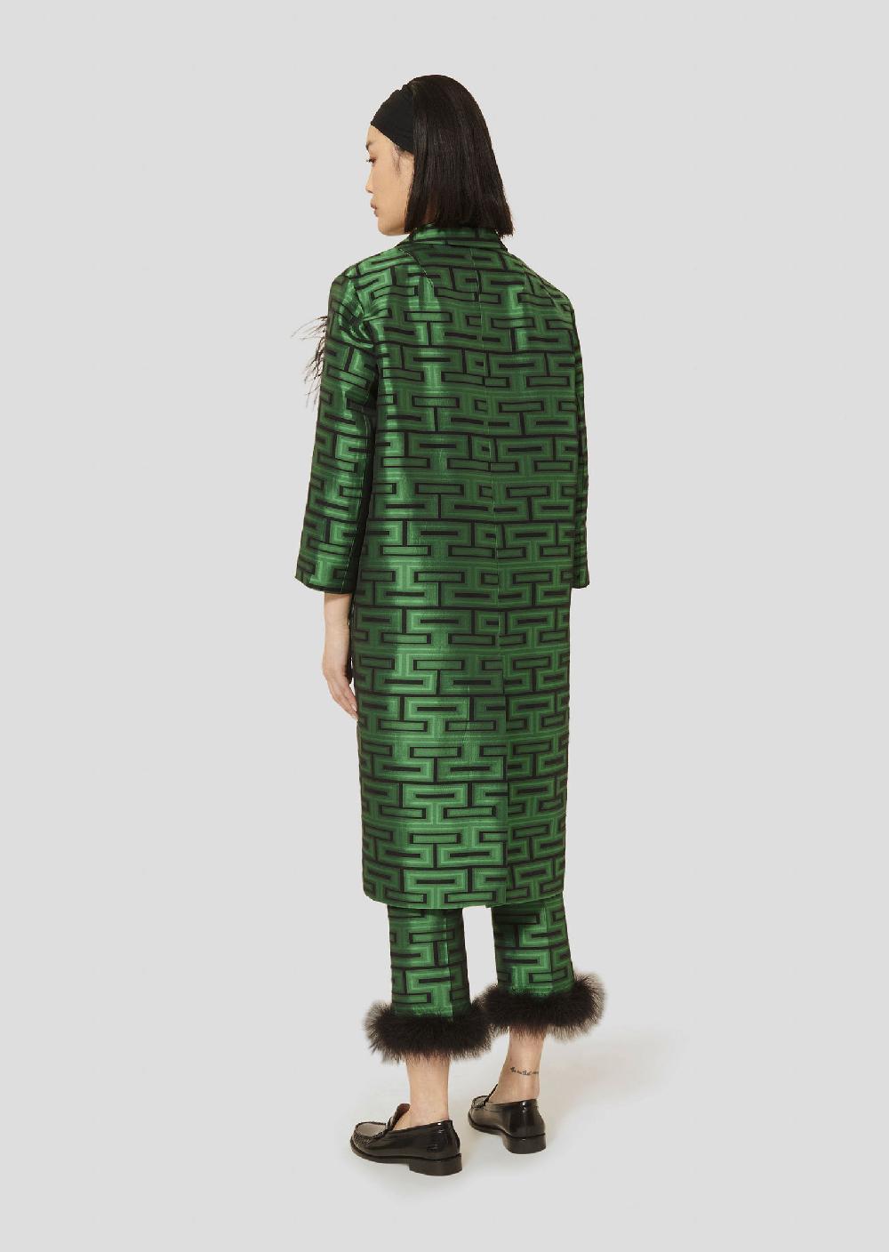 Tara Jarmon Manteau Martinvert Imprimé Graphique