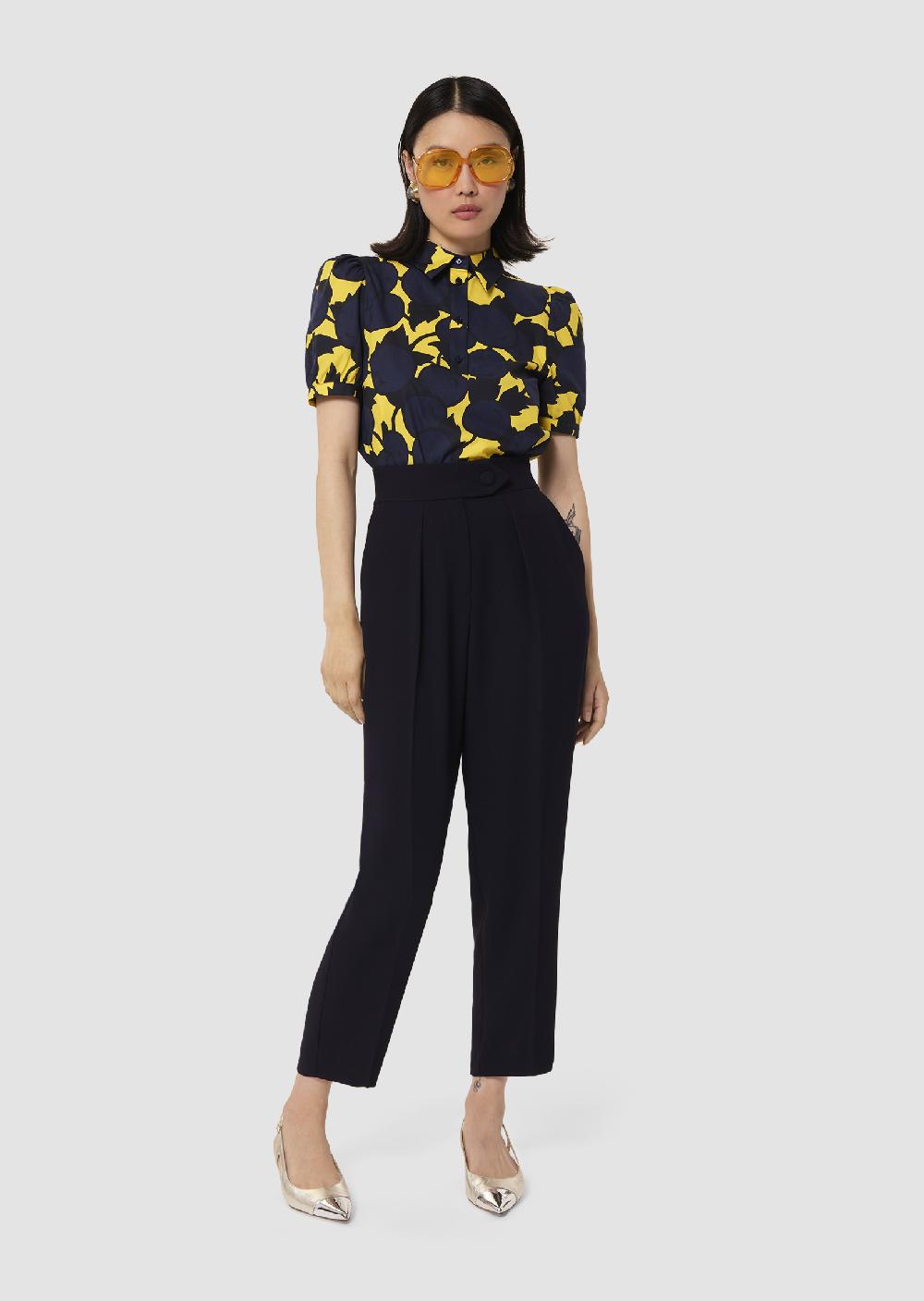 Tara Jarmon Pantalon Paasobleu Nuit En Crêpe