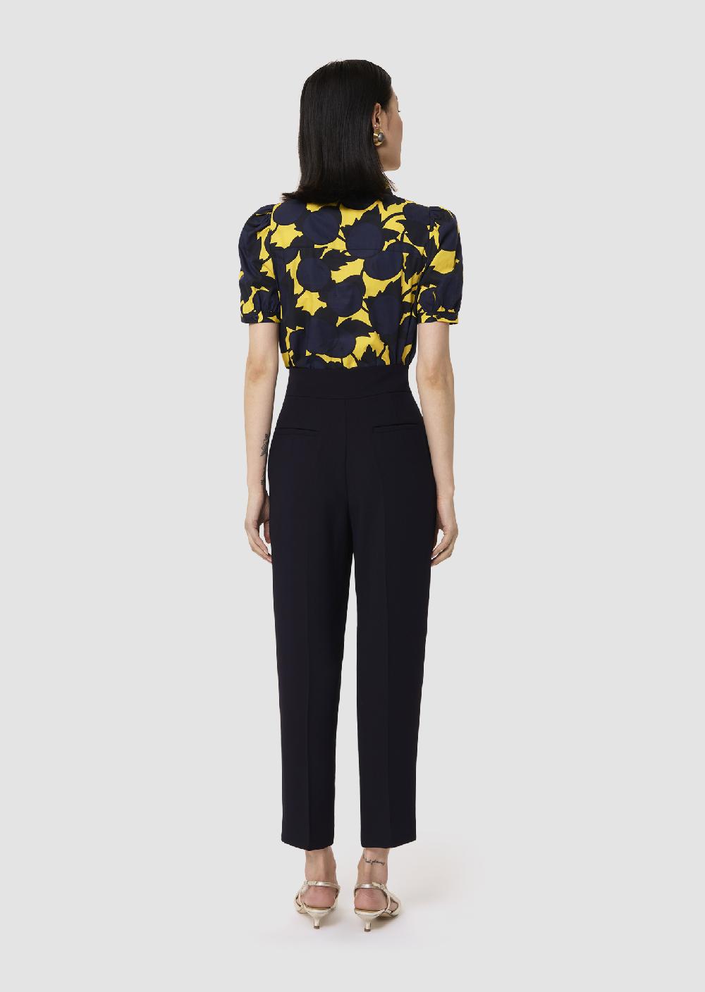 Tara Jarmon Pantalon Paasobleu Nuit En Crêpe