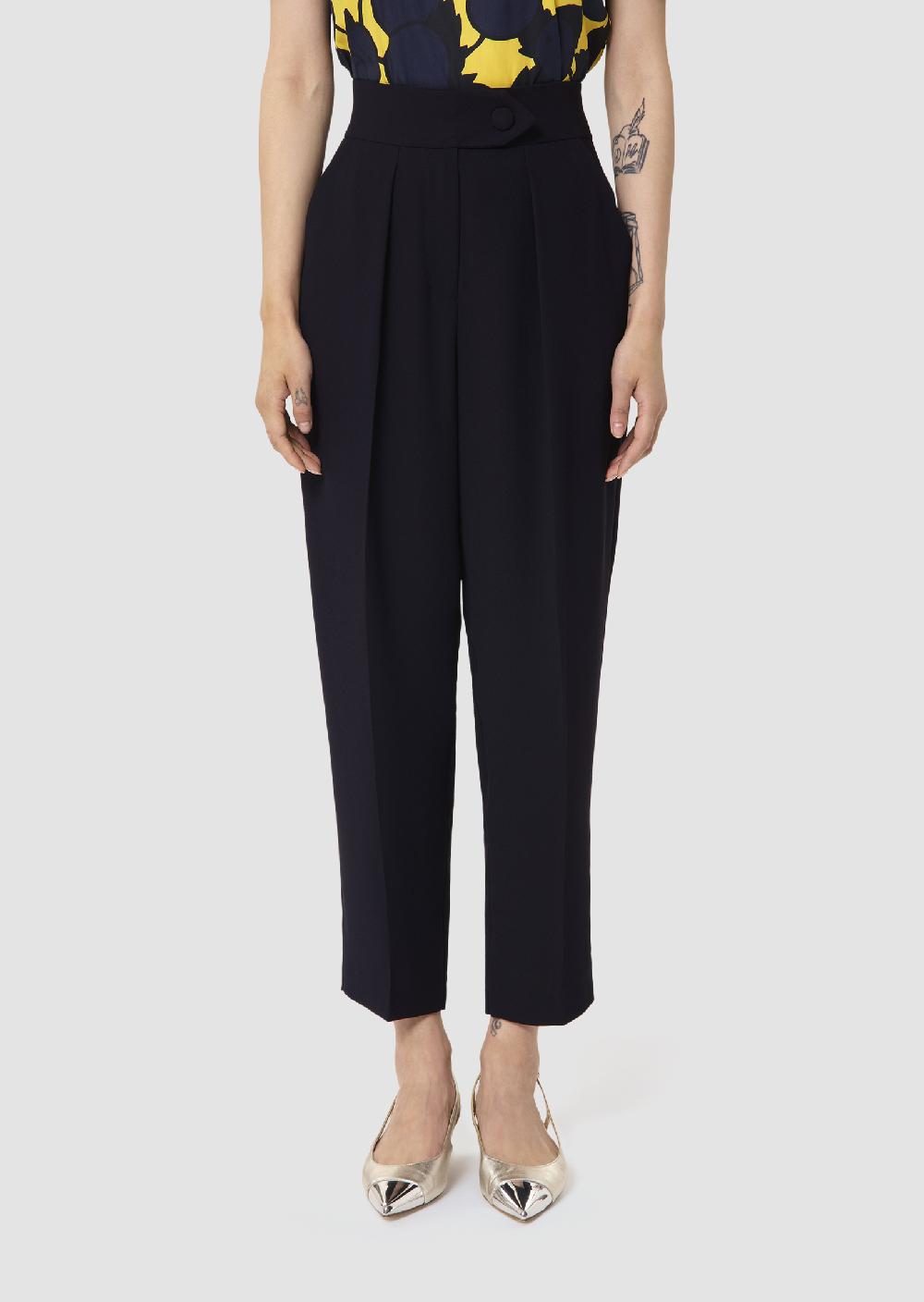 tara jarmon Pantalon Paasobleu nuit en crêpe