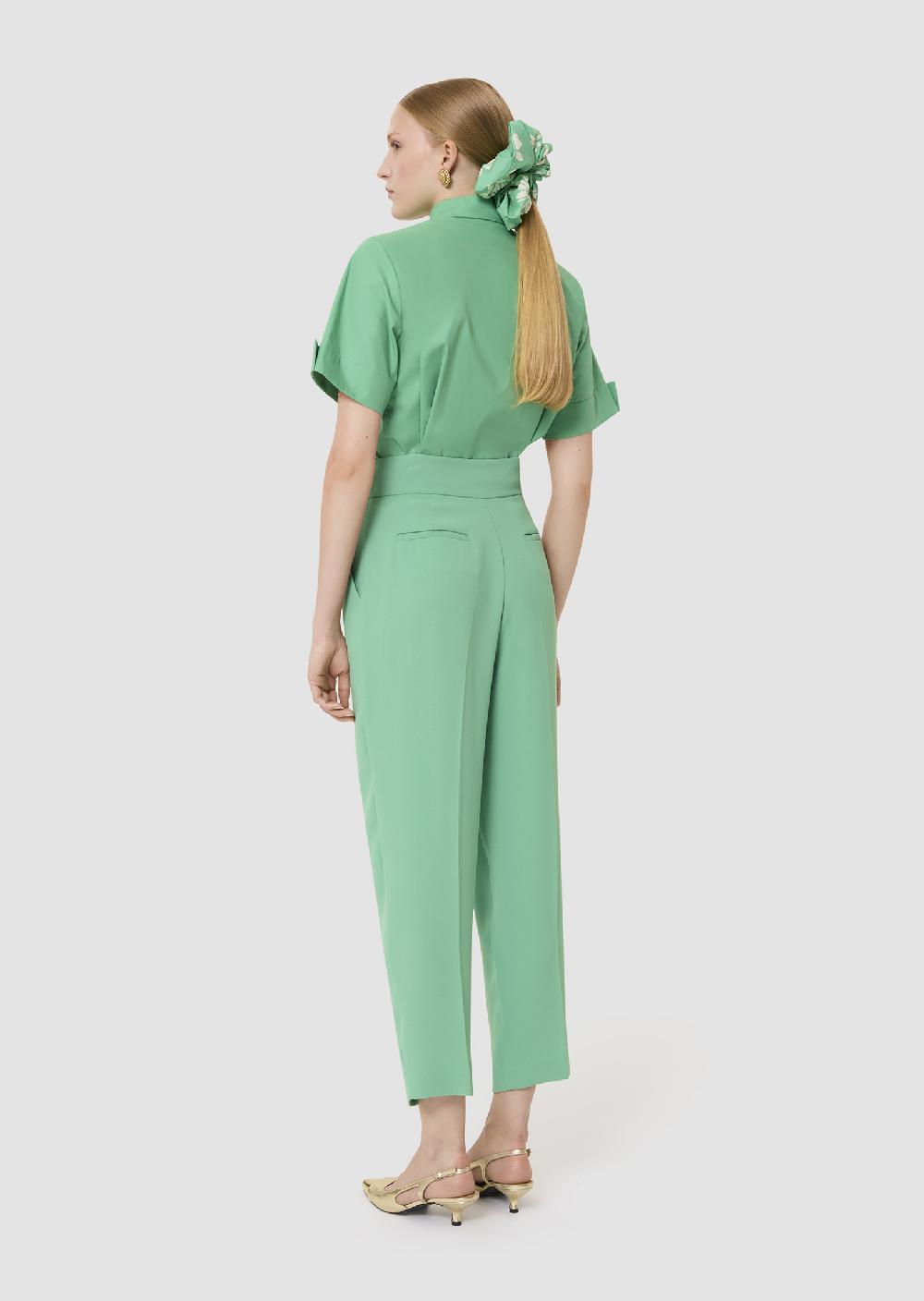 Tara Jarmon Pantalon Paasovert En Crêpe