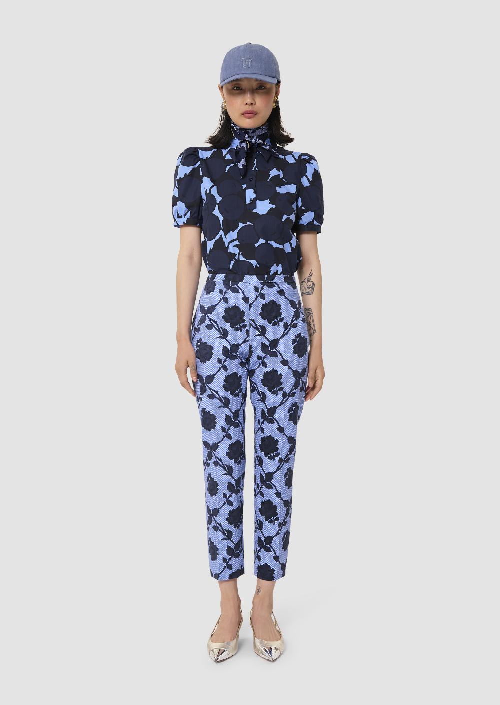 Tara Jarmon Pantalon Pablobleu En Jacquard