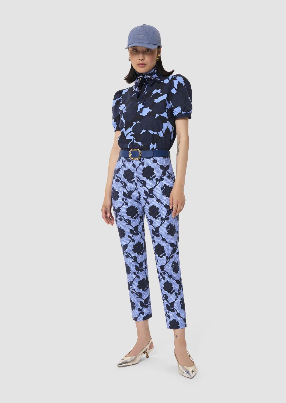 tara jarmon Pantalon Pablobleu en jacquard