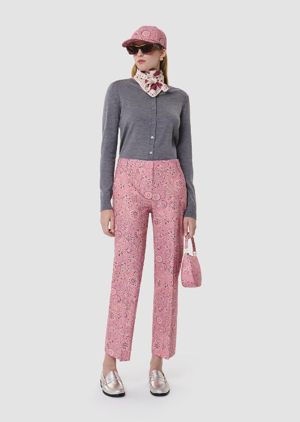 tara jarmon Pantalon Pampillerose imprimé bandana