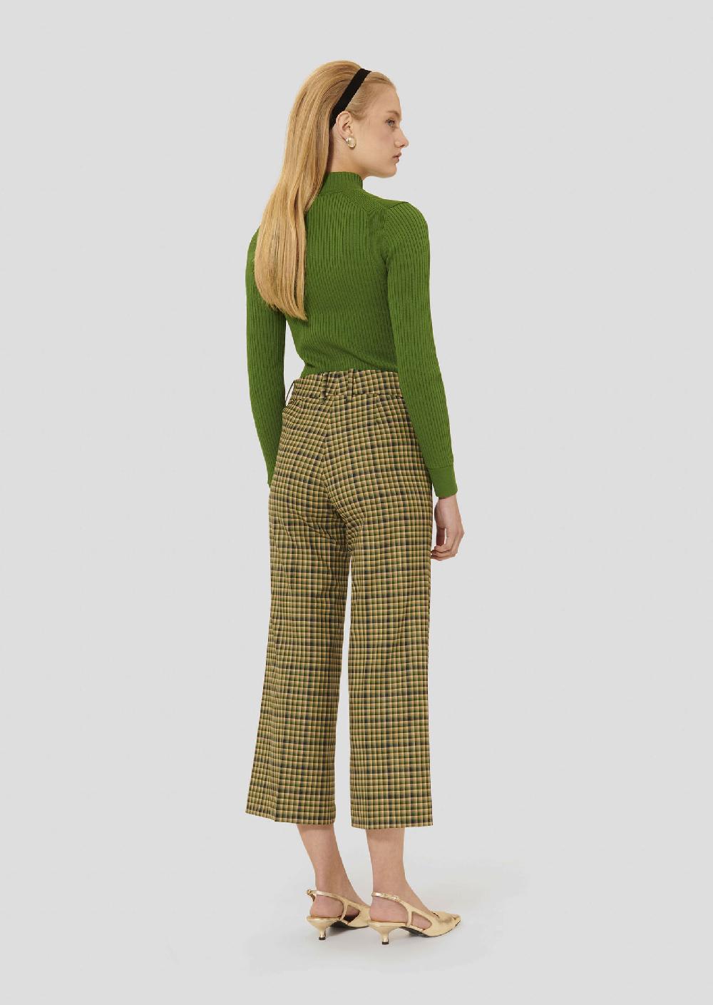 Tara Jarmon Pantalon Penelopevert En Tartan