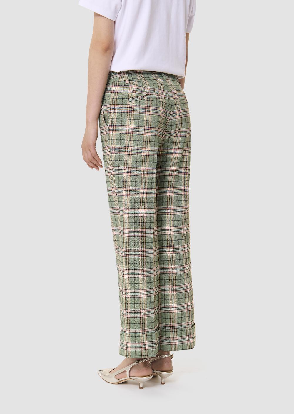 Tara Jarmon Pantalon Phillvert En Tartan