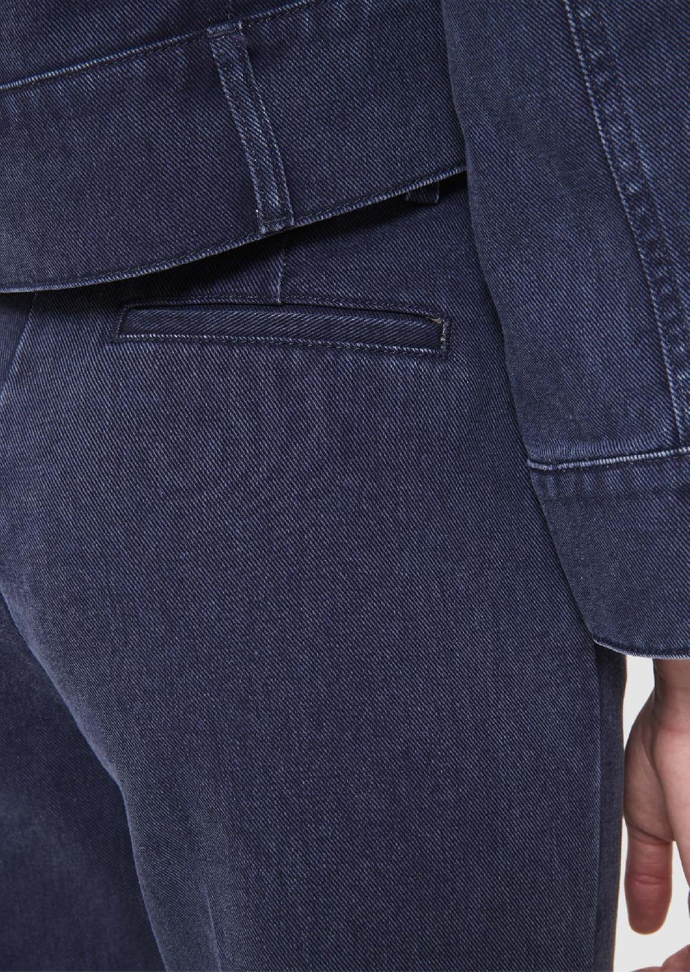 Tara Jarmon Pantalon Pierrebleu Foncé En Denim