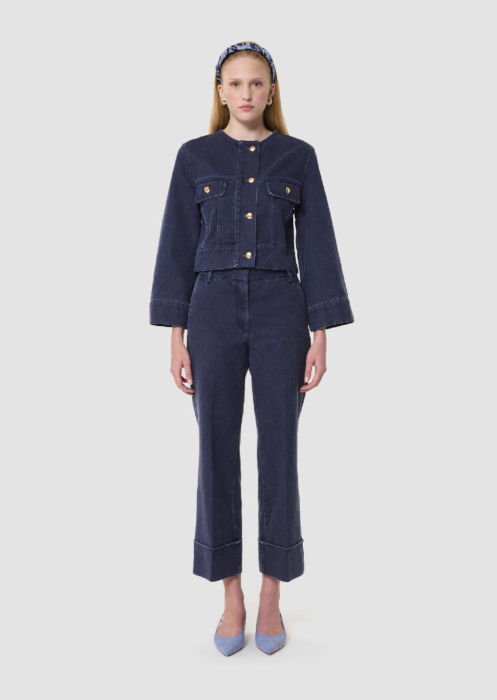 tara jarmon Pantalon Pierrebleu foncé en denim