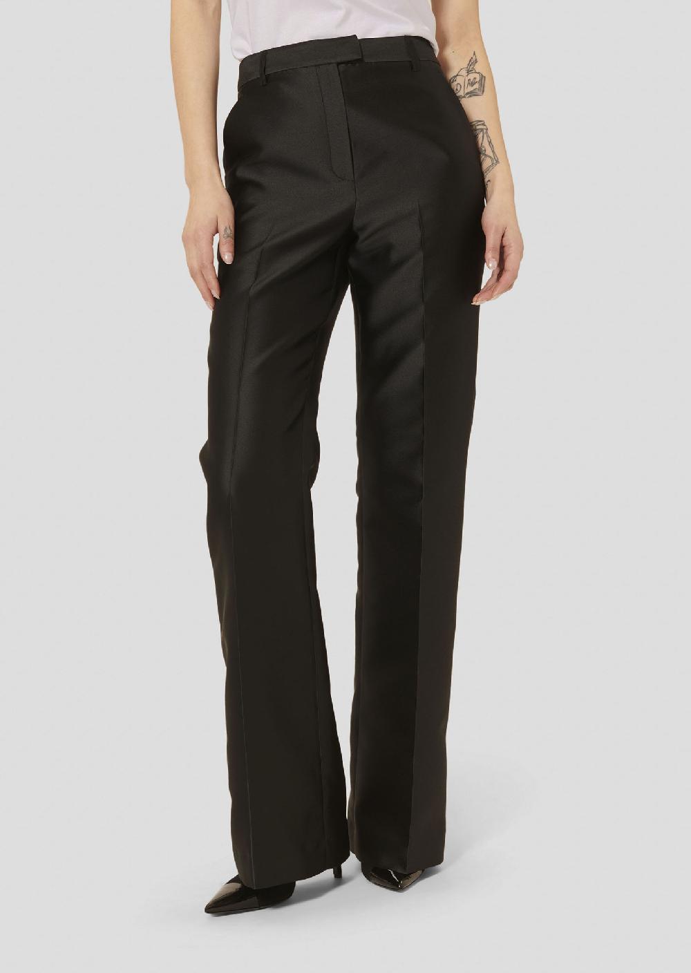 tara jarmon Pantalon Pittnoir en satin duchesse
