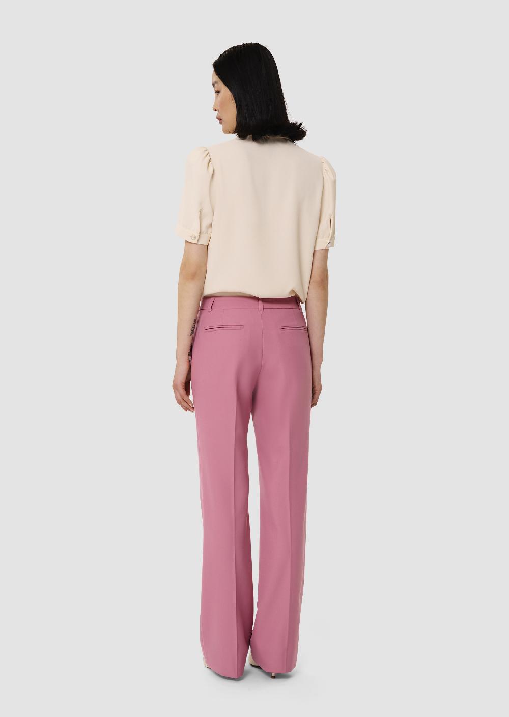 Tara Jarmon Pantalon Poupeerose En Laine Tailleur