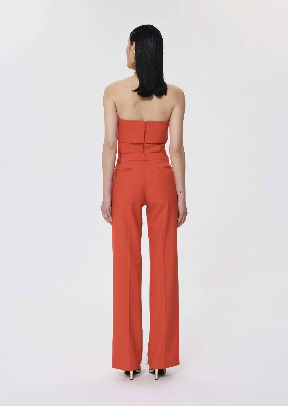 tara Jarmon Pantalon Poupeerouge En Laine Tailleur