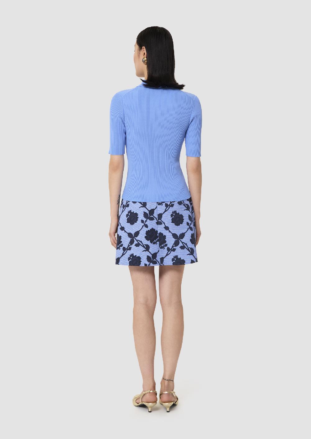 Tara Jarmon Pull Palomableu En Maille Fine