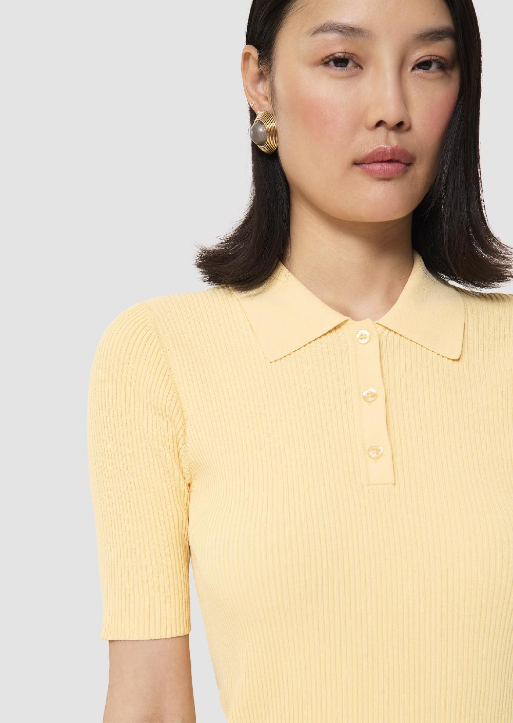 Tara Jarmon Pull Palomajaune Pâle En Maille Fine