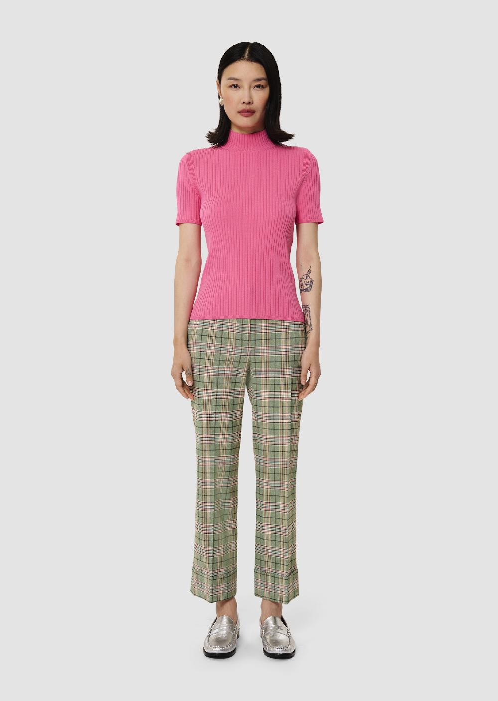 Tara Jarmon Pull Perlarose En Maille Côtelée