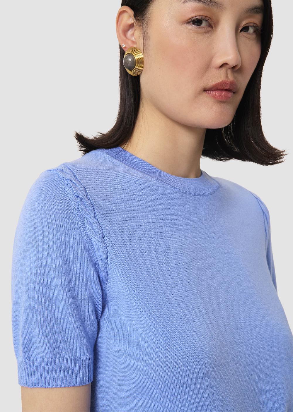 tara jarmon Pull Picableu en laine merinos