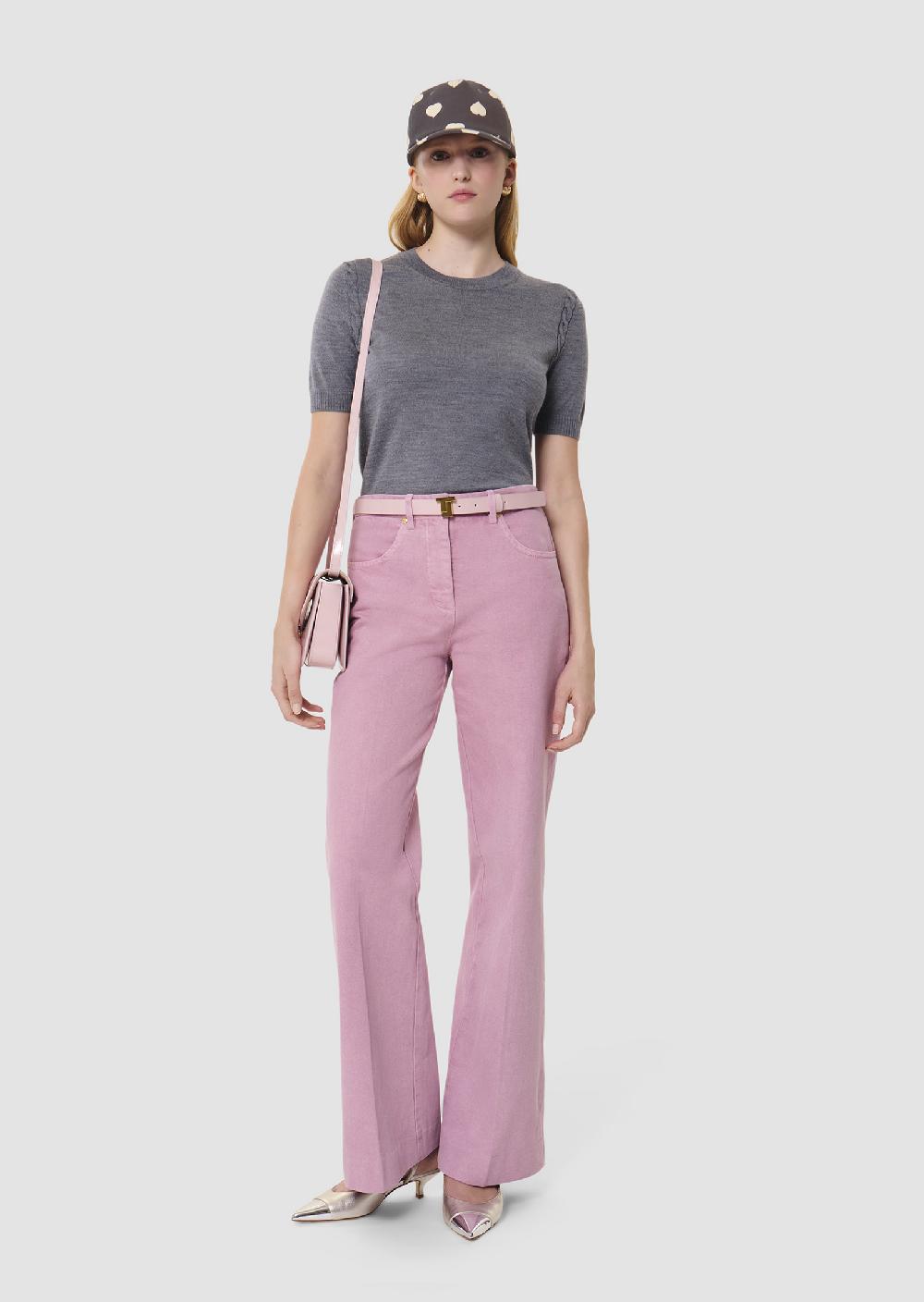 Tara Jarmon Pull Picagris En Laine Merinos