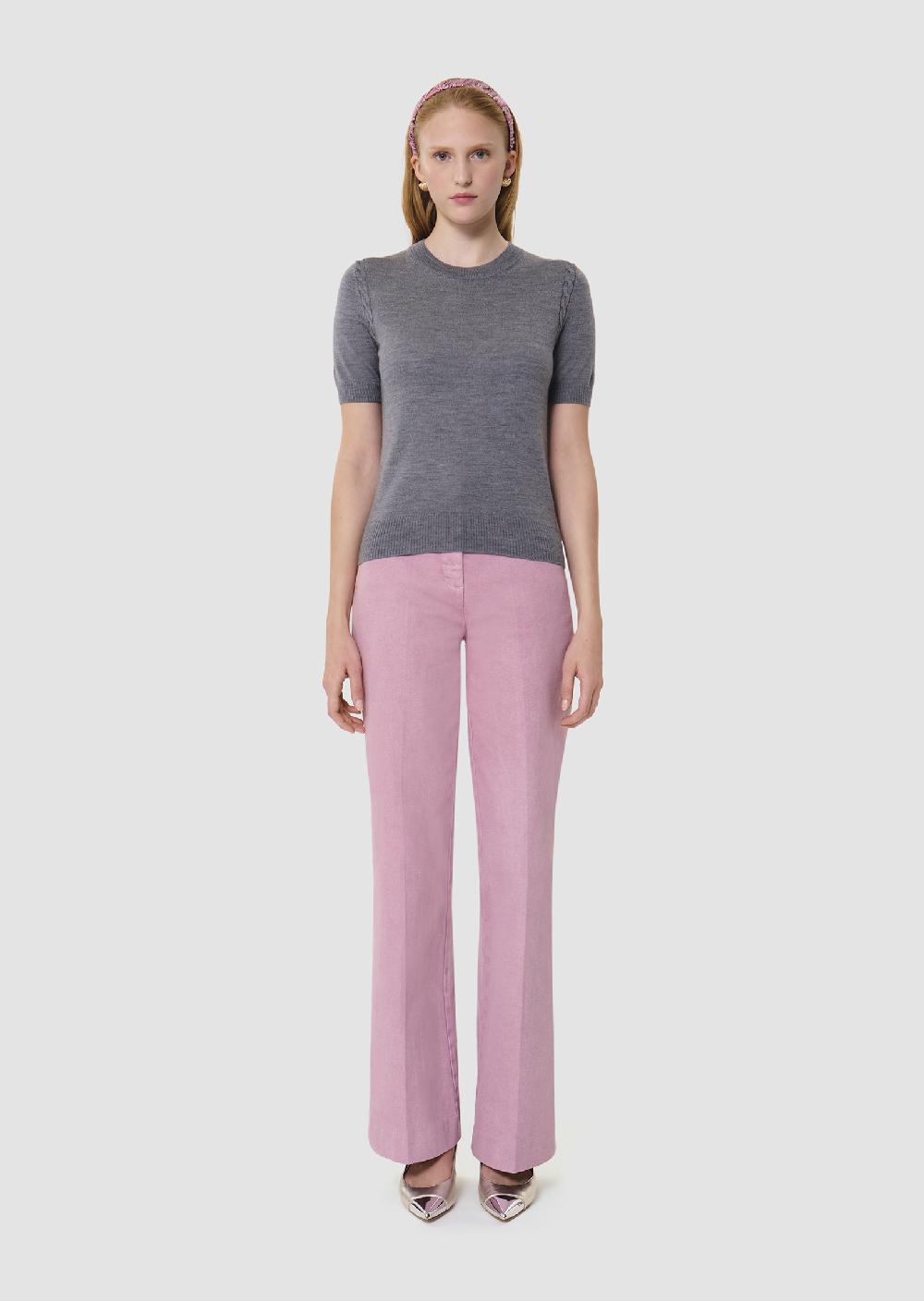 Tara Jarmon Pull Picagris En Laine Merinos