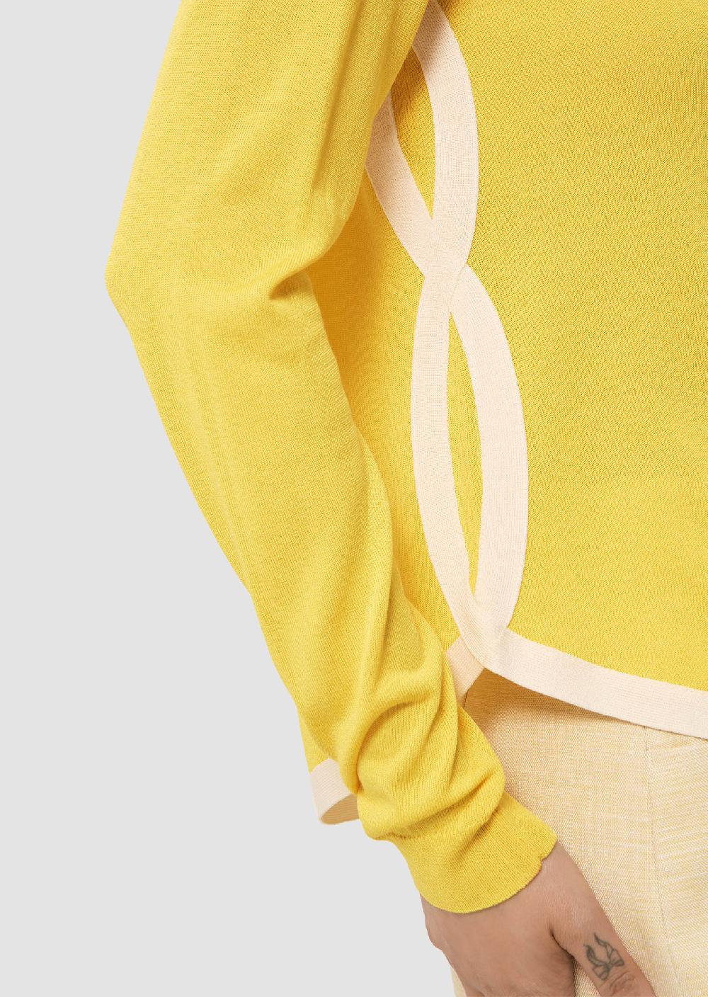 Tara Jarmon Pull Ponamajaune En Coton