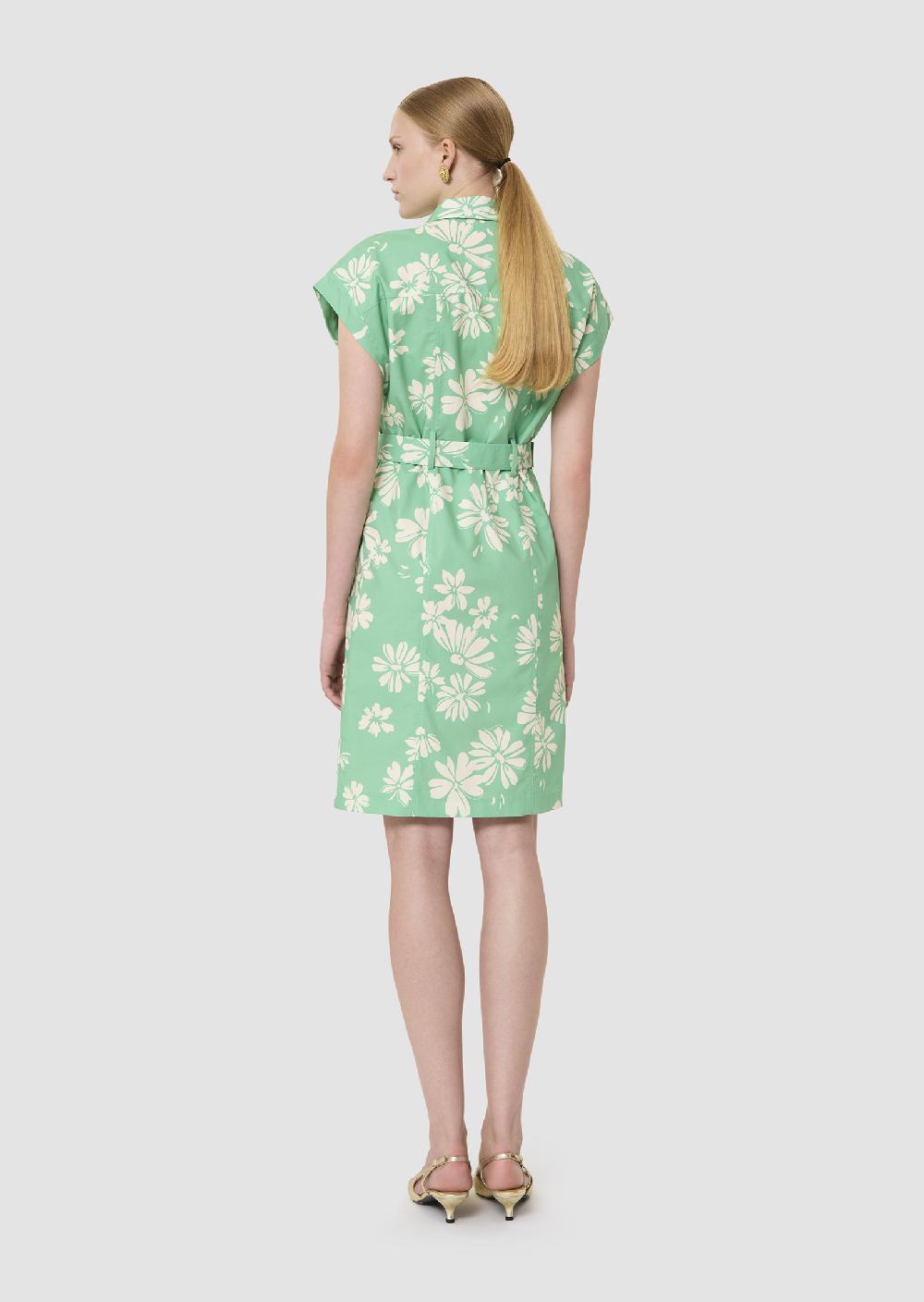 Tara Jarmon Robe Rajahverte Imprimée Fleuri