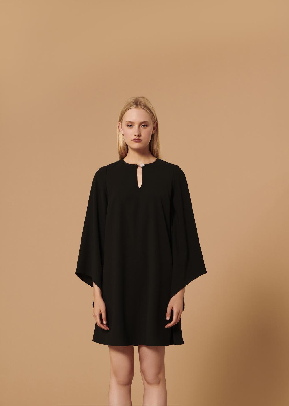 Tara Jarmon Robe Raonienoire En Crêpe