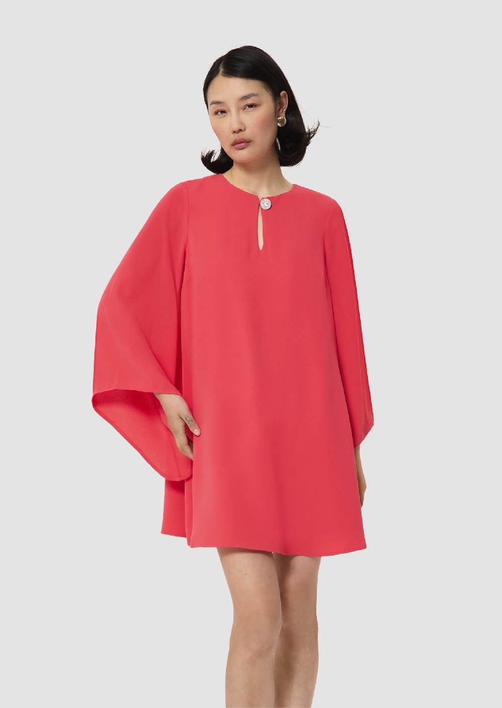 tara jarmon Robe Raonierouge en crêpe