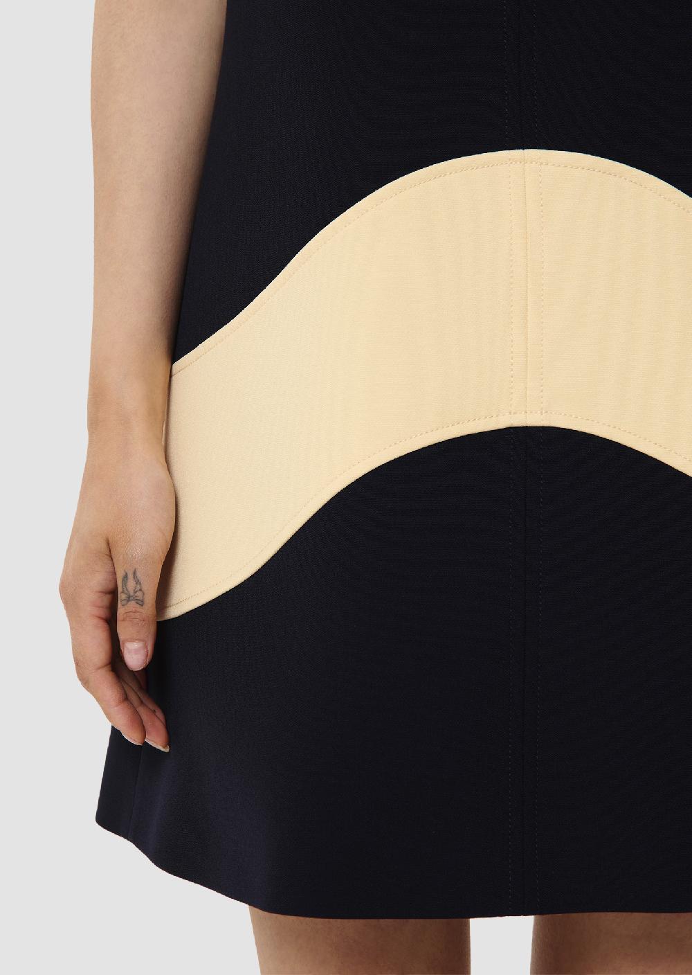 Tara Jarmon Robe Regatableu Nuit à Détails Vanille