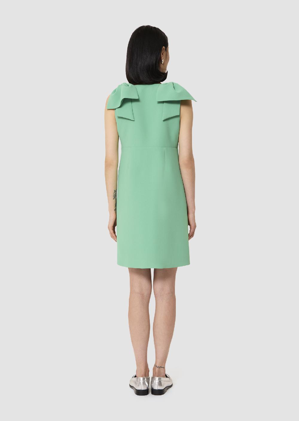 Tara Jarmon Robe Remarquableverte En Crêpe