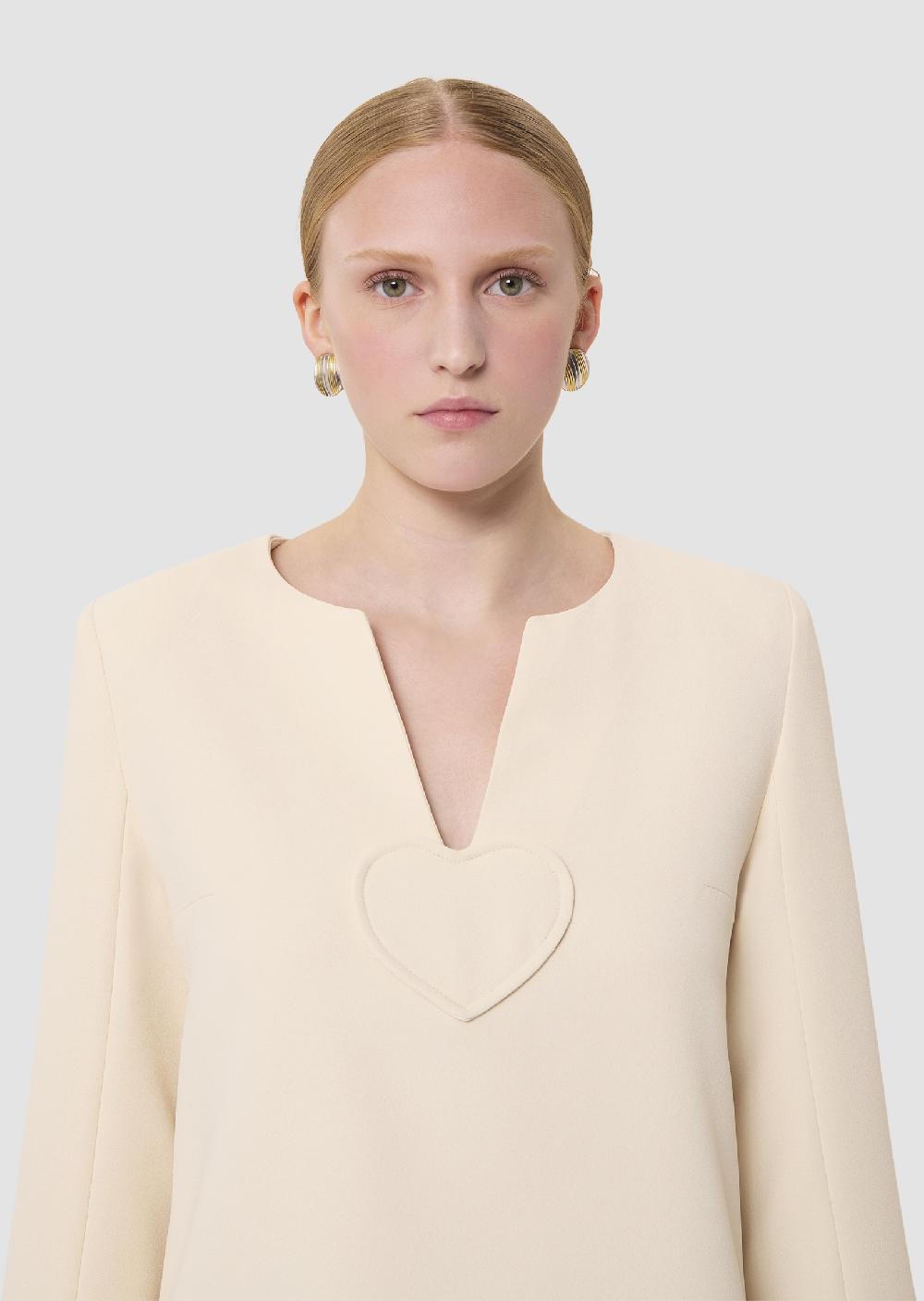 Tara Jarmon Robe Rhealaécrue En Crêpe