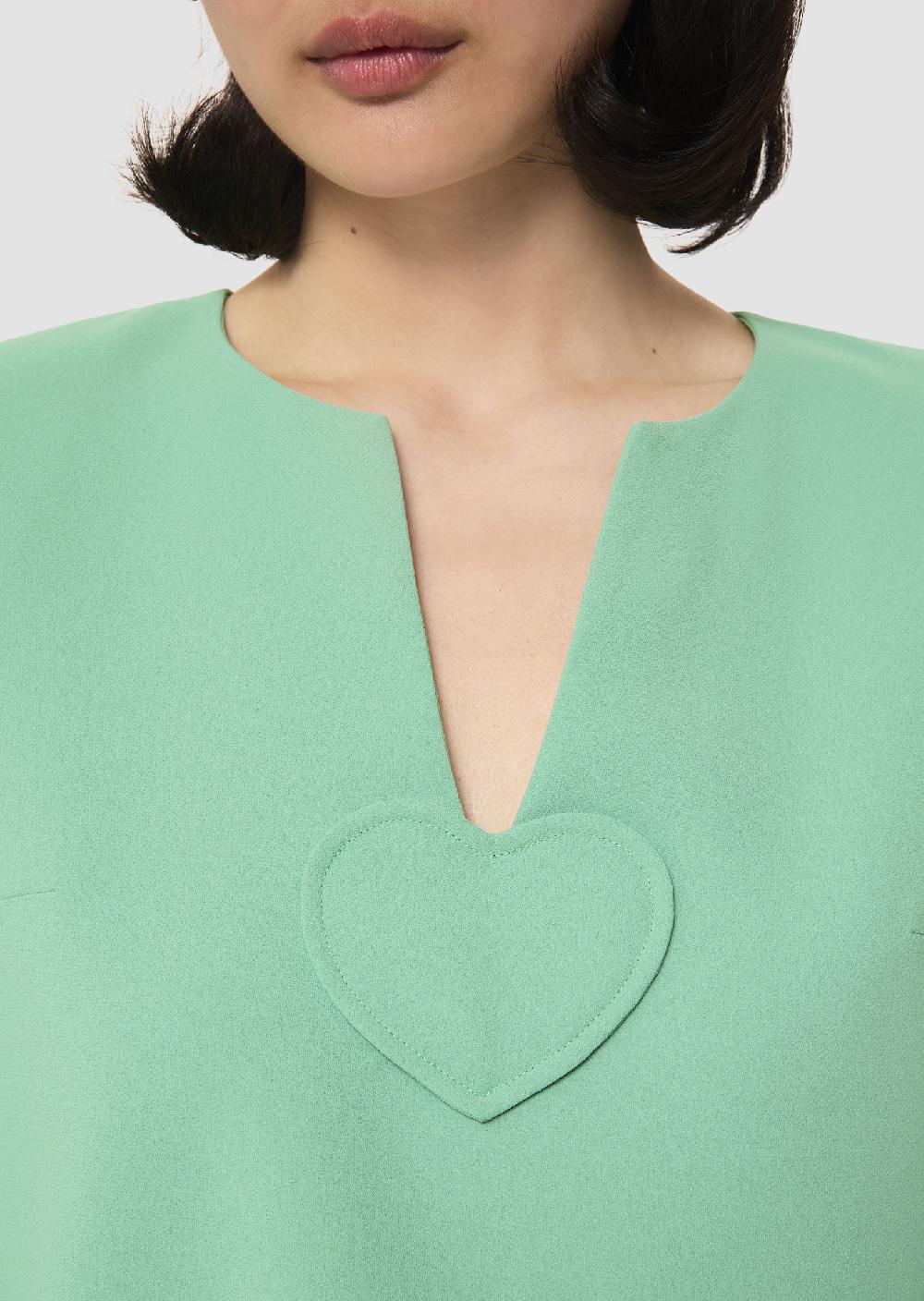 Tara Jarmon Robe Rhealaverte En Crêpe