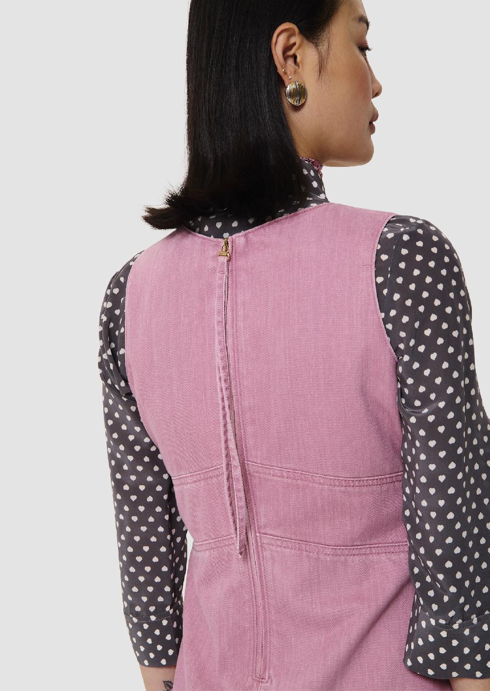 Tara Jarmon Robe Rickyrose En Coton Denim