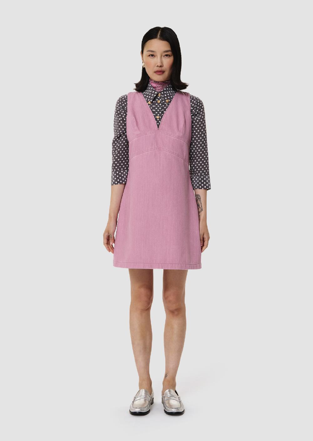 Tara Jarmon Robe Rickyrose En Coton Denim